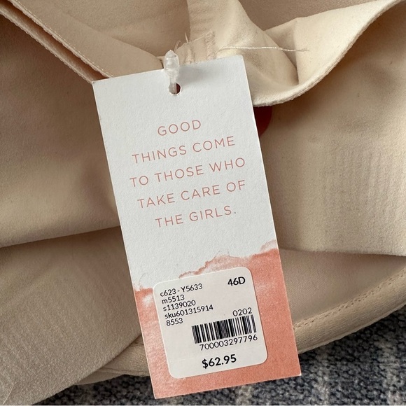 NWT Cacique Modern Collection Smooth Boost Plunge Bra In Cafe Mocha 46D - Picture 8 of 10